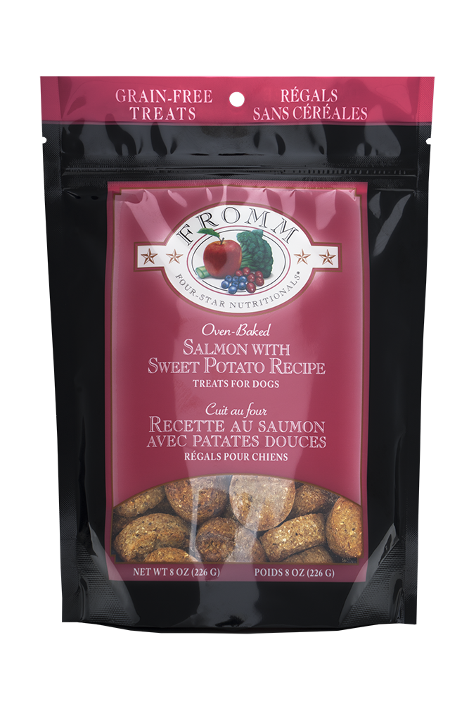 Fromm Chicken Dog 4-star Salmon & Sweet Potato Treats (8oz)