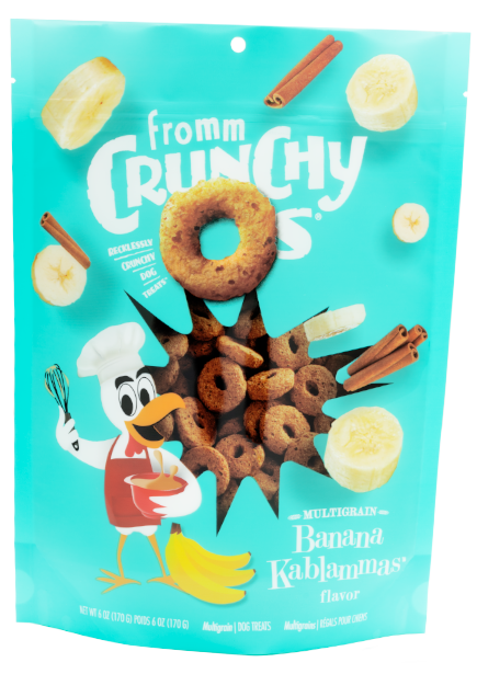 Fromm Dog Crunchy O's Banana Kablammas Treats (6oz)