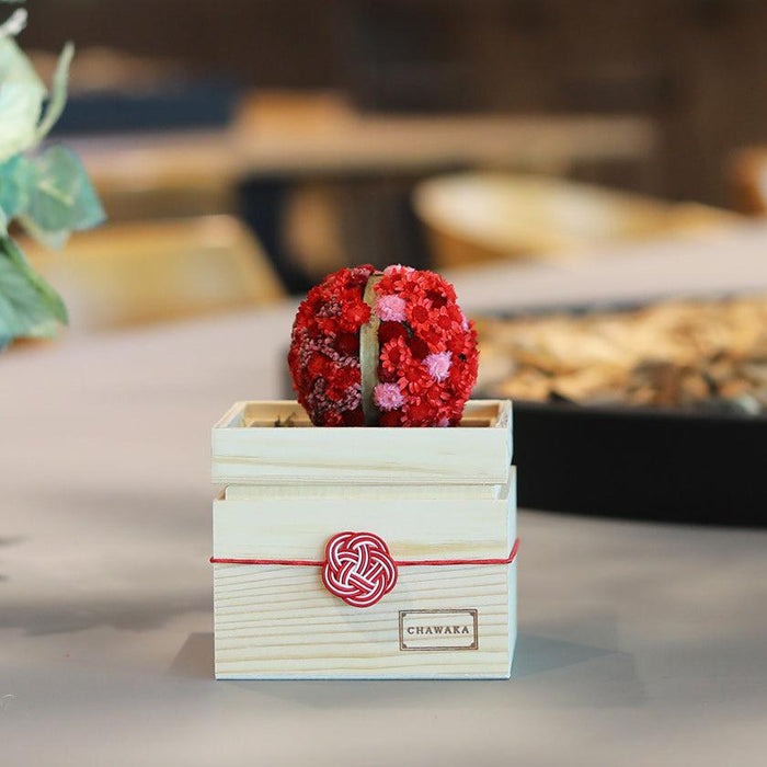 [GIFT SET] CHAWAKA MARI AND SENCHA SET RED PLUM | UJI TEA AND FLORAL DESIGN| CHAWAKA KYOTO UJI