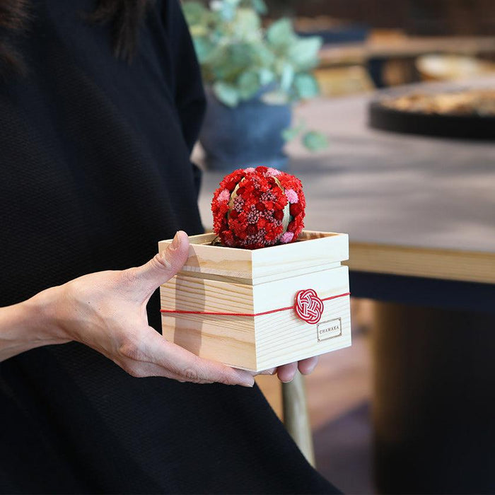 [GIFT SET] CHAWAKA MARI AND SENCHA SET RED PLUM | UJI TEA AND FLORAL DESIGN| CHAWAKA KYOTO UJI