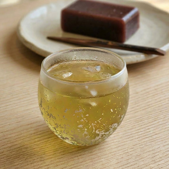 [GLASS] STARDUST AKARI SMALL GLASS | KANAZAWA GOLD LEAF | HAKUICHI