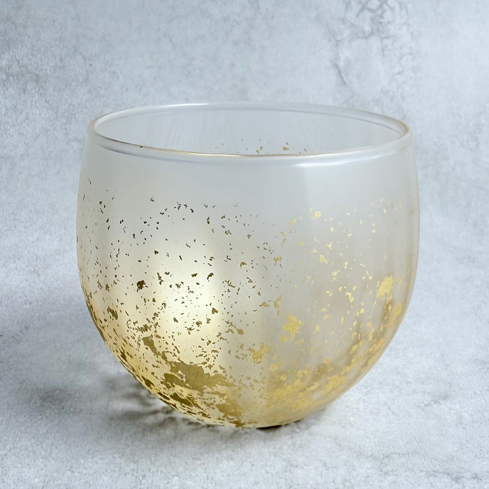 [GLASS] STARDUST AKARI SMALL GLASS | KANAZAWA GOLD LEAF | HAKUICHI