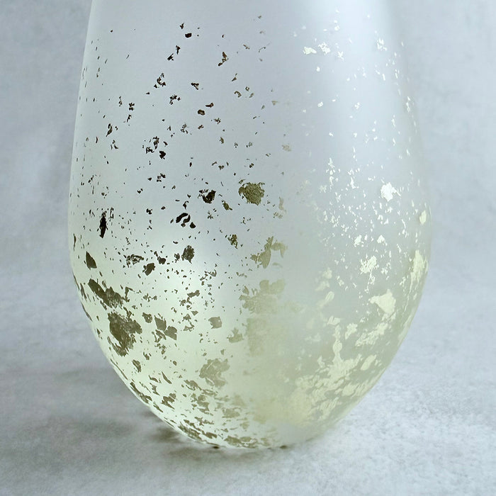 [GLASS] STARDUST AKARI WATER GLASS | KANAZAWA GOLD LEAF | HAKUICHI