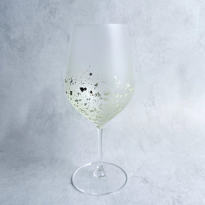 [GLASS] STARDUST AKARI WINE GLASS | KANAZAWA GOLD LEAF | HAKUICHI