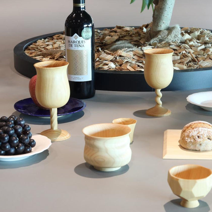 [GLASS] WINE GLASSES (FOR OUTDOOR USE) | WOODWORKING | KINO-SACHI