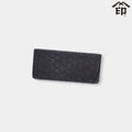 [GLASSES CASE] 4203 TORTOISE SHELL (BLACK BASECOAT WITH BLACK LACQUER) | KOUSHU INDEN (LACQUERED DEERSKIN CRAFTS)| INDEN-YA