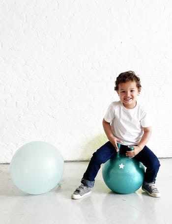 Green Glitter Space Hopper NEW ARRIVAL - Ruby & Grace