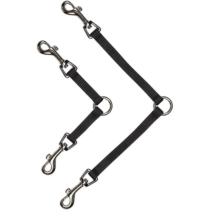 Guardian Gear No Tangle Dog Leash Coupler 2-Way 4-Inch, Black Guardian Gear