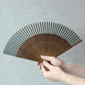 [HAND FAN] BLUE WAVE PATTERN | NAGOYA FOLDING FAN | SUEHIRODO