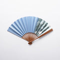 [HAND FAN] HAKUSAI BLUE 6.5 SUN | KYOTO FOLDING FANS| YASUTO YONEHARA