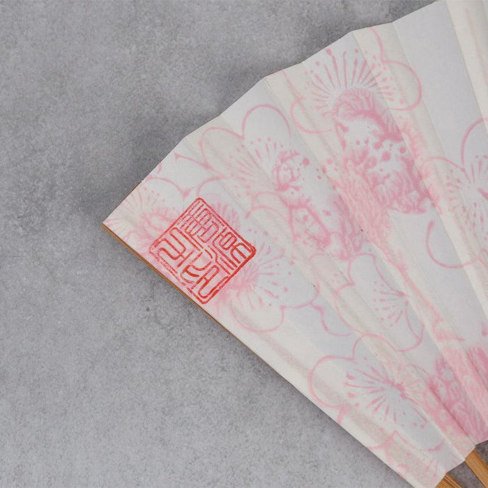 [HAND FAN]  PLUM | KARAKAMI | KARAGEN