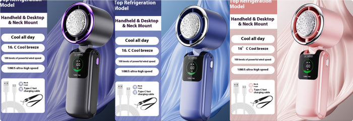 Handheld Turbo Fan with Ice Pack - photo 8