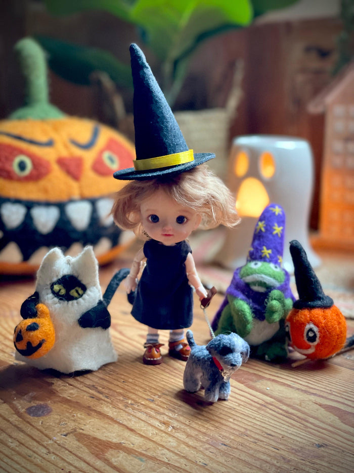 Handmade Boo The Cat Halloween Decoration