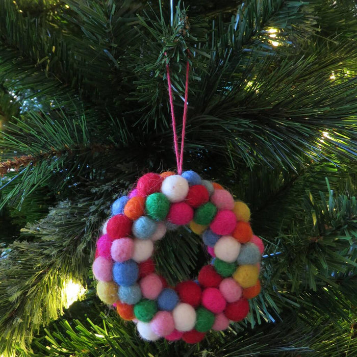 Handmade Felt Christmas Wreath - Ruby & Grace