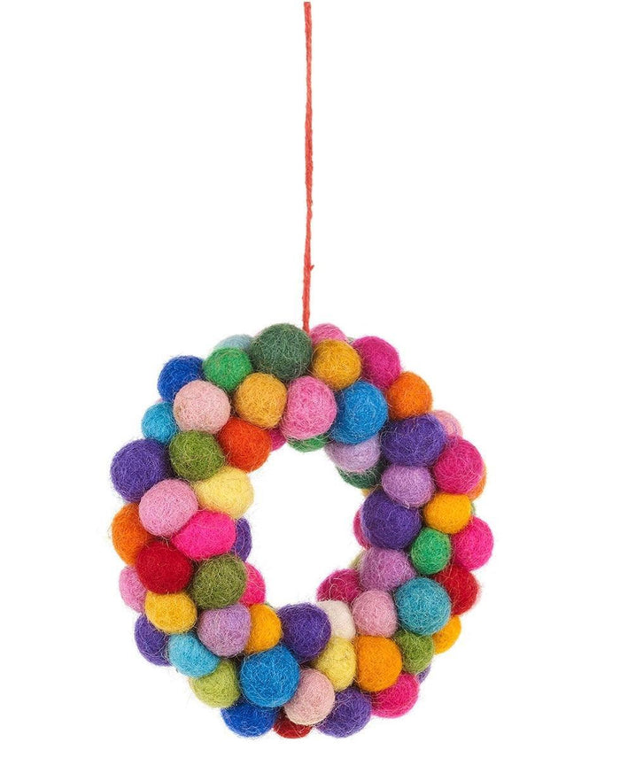 Handmade Felt Christmas Wreath - Ruby & Grace
