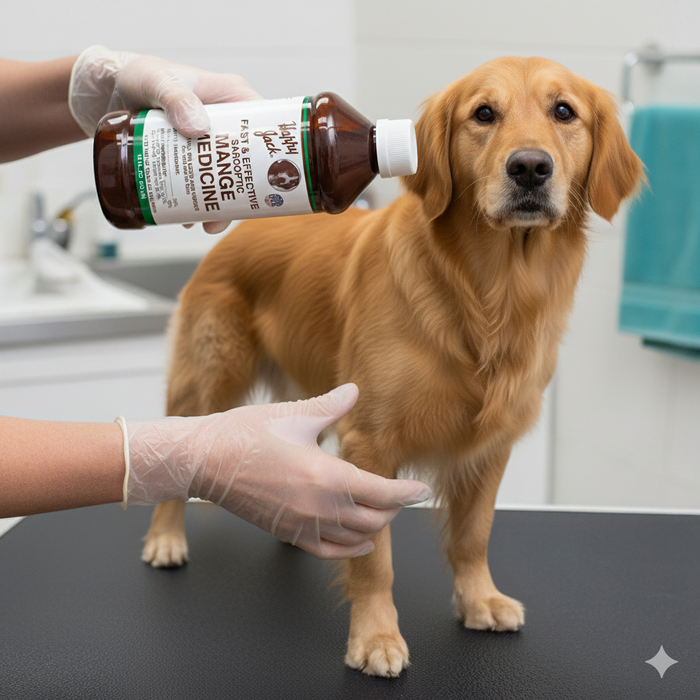 Happy Jack Sarcoptic Mange 16 oz Medicine Dogs Skin Relief Cure-All Treatment