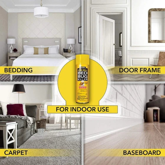 Harris Bed Bug Aerosol Indoor Spray Odorless Formula 16 oz.