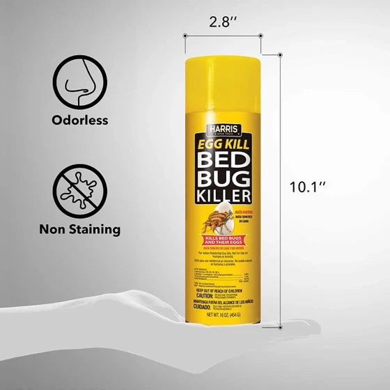 Harris Bed Bug Aerosol Indoor Spray Odorless Formula 16 oz.