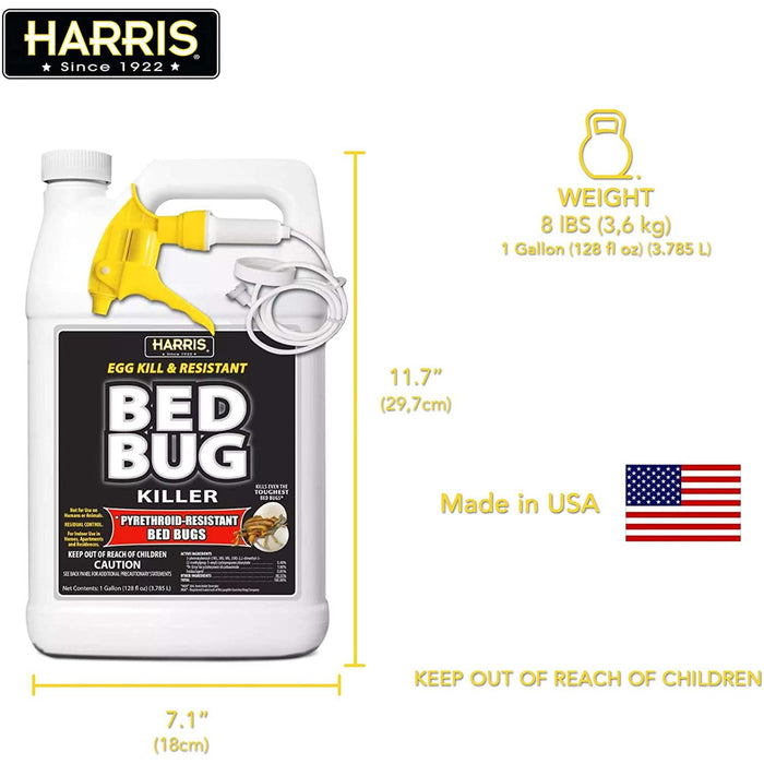 Harris Bed Bug Killer Extended Black Gallon Harris