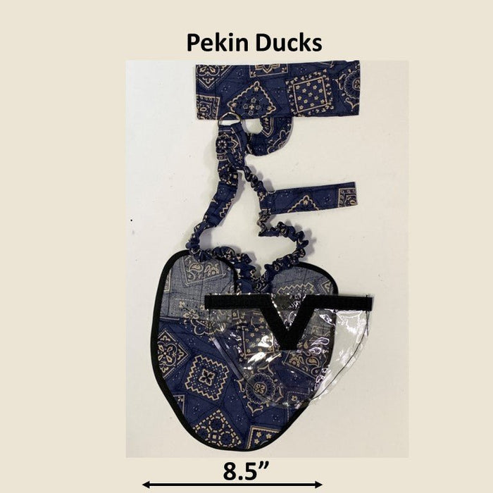 Blue Bandana / Pekin Duck (adjustable chest tab)
