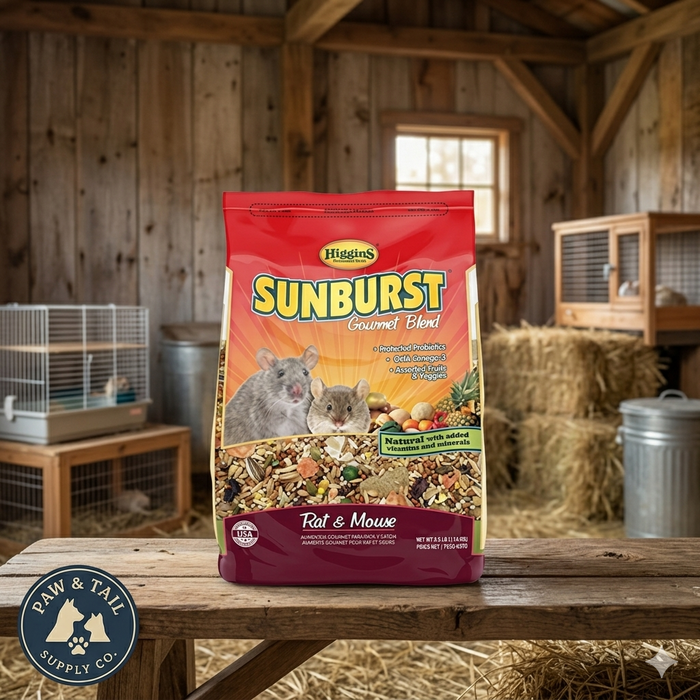 Higgins Rat & Mouse Natural Food Sunburst Gourmet Blend 2.5 lbs.