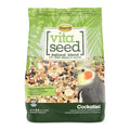 Higgins Vita Seed Cockatiel Food 2.5 lb Premium Seed Blend w/ Probiotics & DHA