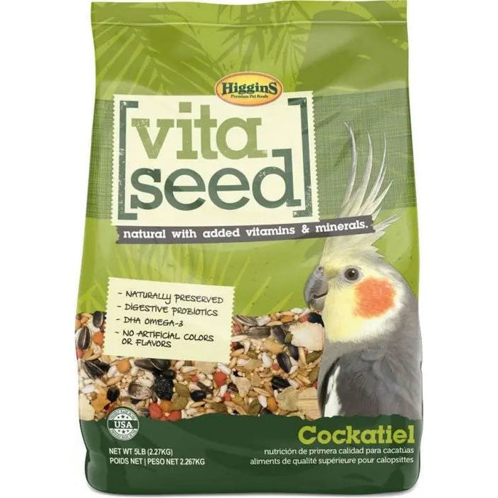 Higgins Vita Seed Cockatiel Food 5 Pounds Higgins