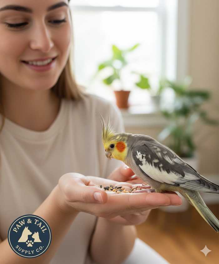 Higgins Vita Seed Cockatiel Food 5 lb Premium Seed Blend w/ Probiotics & DHA