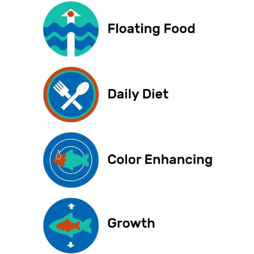 Hikari Food Sticks Floating Fish Food for Top Feeding Carnivores 2.0 oz 2-Pack