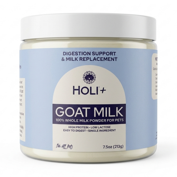 HOLI Powdered Goat Milk for Dogs & Cats | Single-Ingredient Topper & Milk Replacer
