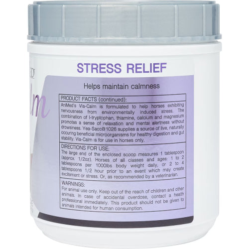 Horse Animed Via Calm Calming Supplement Powder 2lbs.