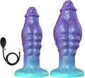 Huge Thick Monster Dildo with Inflatable Pump 7.5"