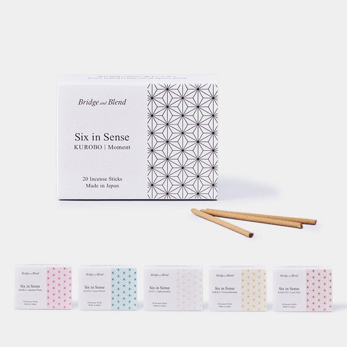 [INCENSE] SIX IN SENSE STICKS 100% NATURAL HANDMADE | FRAGRANCE FORMULATION | BRIDGE AND BLEND
