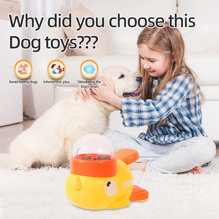 Dog Puzzle Feeder Interactive Pet Food Treat Dispenser Cartoon Duck Design Anti-slip Pets Automatic Feeder Toys For Dog Training Pet Products - photo 8