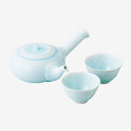 [JAPANESE TEA POT & CUPS SET] BLUE PORCERIN REST | HASAMI WARES| SAIKAI TOKI