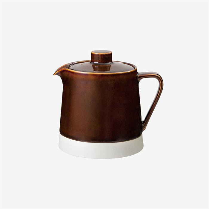 [JAPANESE TEA POT] ES POT AME GLAZE | HASAMI WARES| SAIKAI TOKI