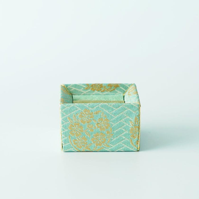 [JEWELRY CASE] AJIRO RING CASE (GREEN) | EDO ART DOLLS | KAKINUMA DOLLS