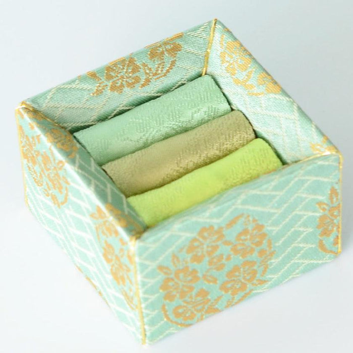 [JEWELRY CASE] AJIRO RING CASE (GREEN) | EDO ART DOLLS | KAKINUMA DOLLS