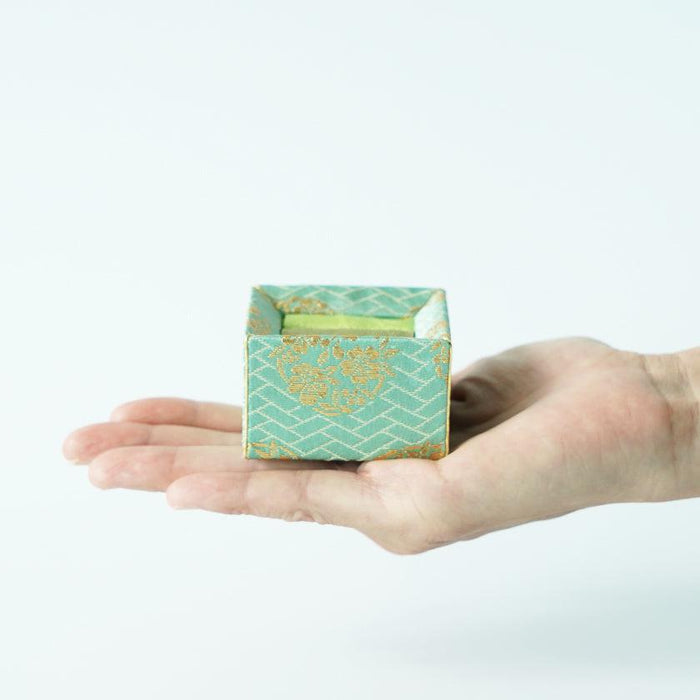 [JEWELRY CASE] AJIRO RING CASE (GREEN) | EDO ART DOLLS | KAKINUMA DOLLS