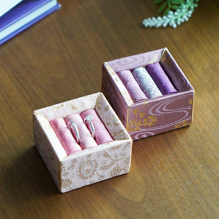 [JEWELRY CASE] AJIRO RING CASE (PINK) | EDO ART DOLLS | KAKINUMA DOLLS