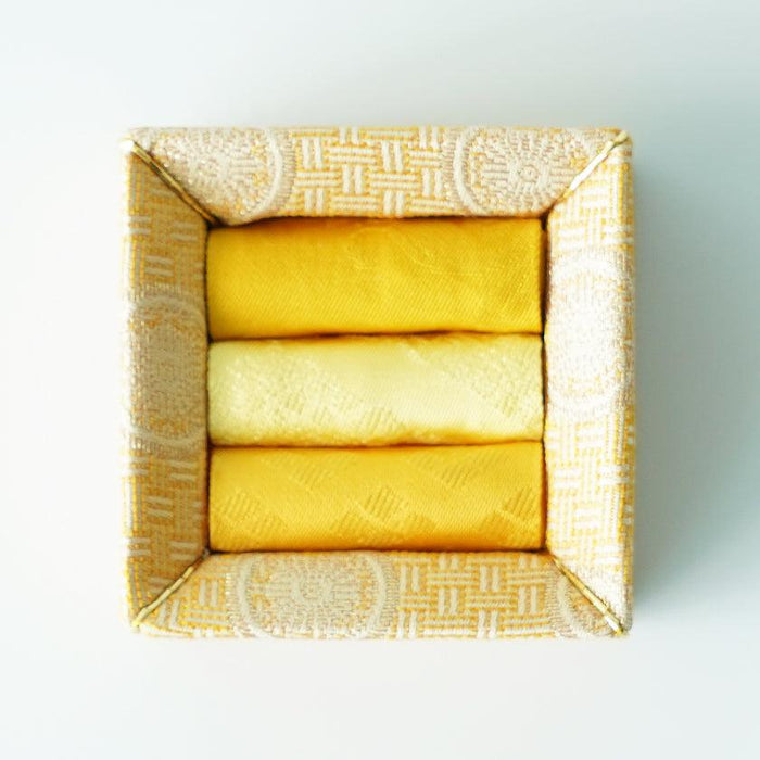 [JEWELRY CASE] AJIRO RING CASE (YELLOW) | EDO ART DOLLS | KAKINUMA DOLLS