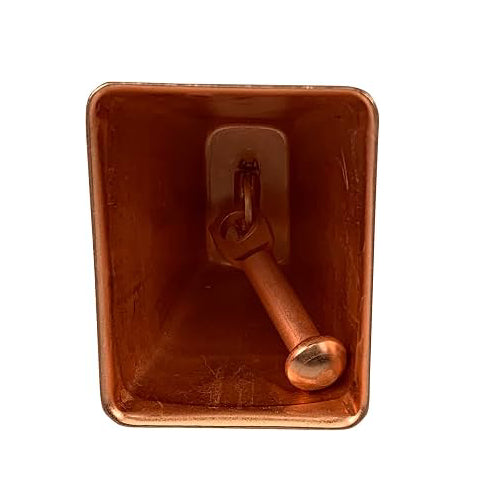 Kentucky Long Distance Cowbell with Roller Eye Copper Finish 3-7/8" 2-Pack