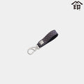 [KEYCHAIN] KEY HOLDER B JAPANESE GOURD (NAVY BLUE BASECOAT WITH WHITE LACQUER) | KOUSHU INDEN (LACQUERED DEERSKIN CRAFTS)| INDEN-YA