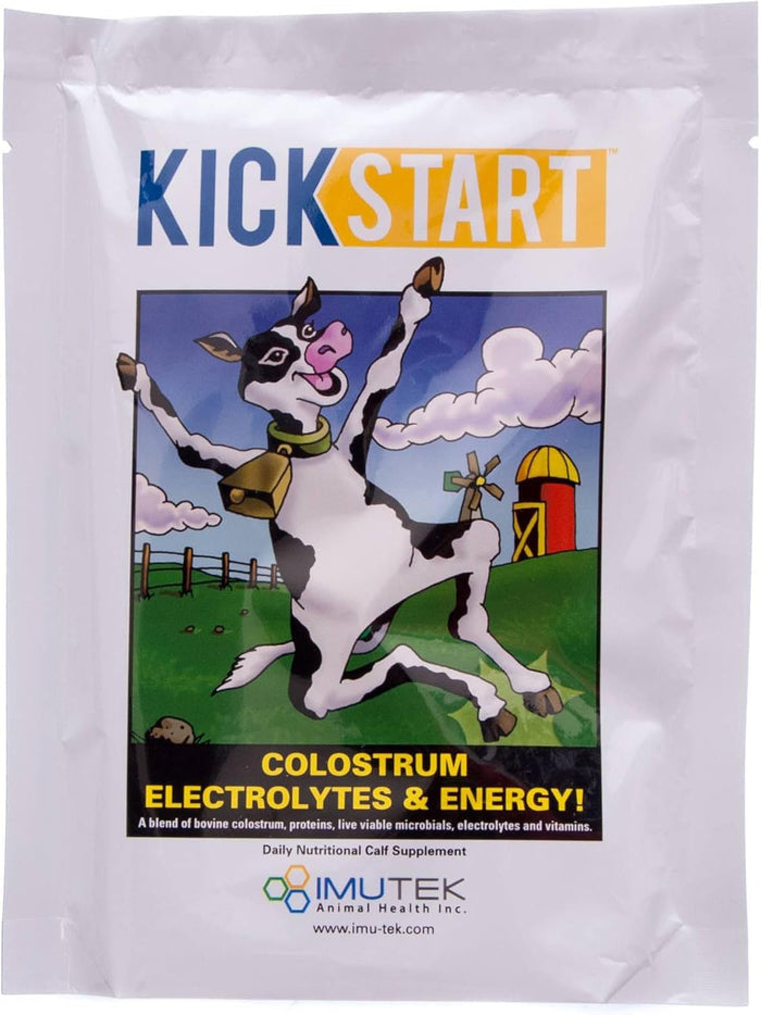 Kick Start Calf Nutritional Supplement Packet 100 Gm Electrolytes