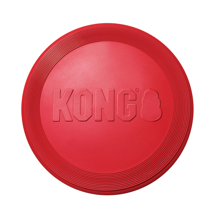 KONG Red Rubber Flyer Dog Toy
