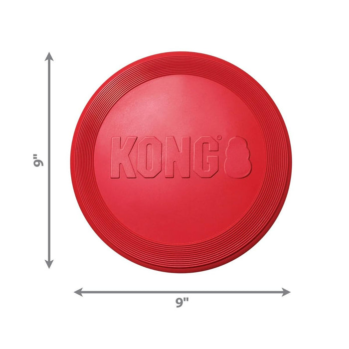 KONG Red Rubber Flyer Dog Toy