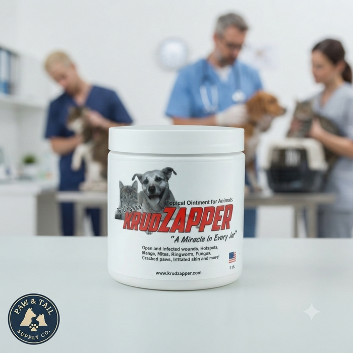 Krudzapper Animal Skin & Coat Ointment Multi-Animal Care 8 oz.