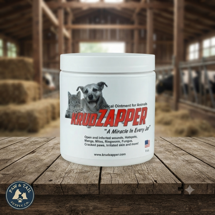 Krudzapper Animal Skin & Coat Ointment Multi-Animal Care 8 oz.