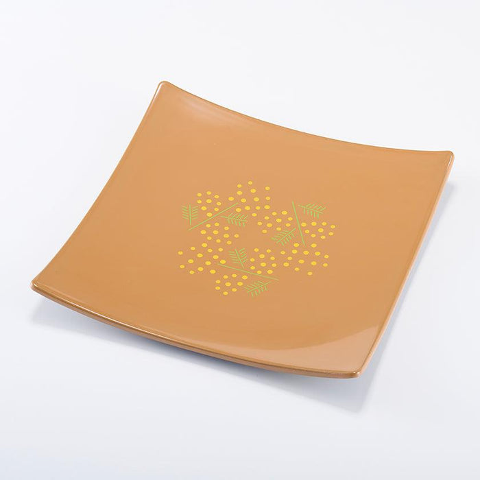 [LARGE PLATE (PLATTER)]  MIMOSA | LACQUERWARE | ISUKE