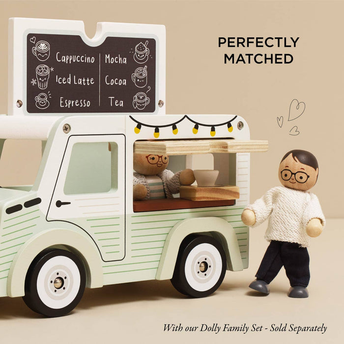 Le Toy Van Mobile Café Van – FSC® Wooden Pretend Play Set NEW ARRIVAL